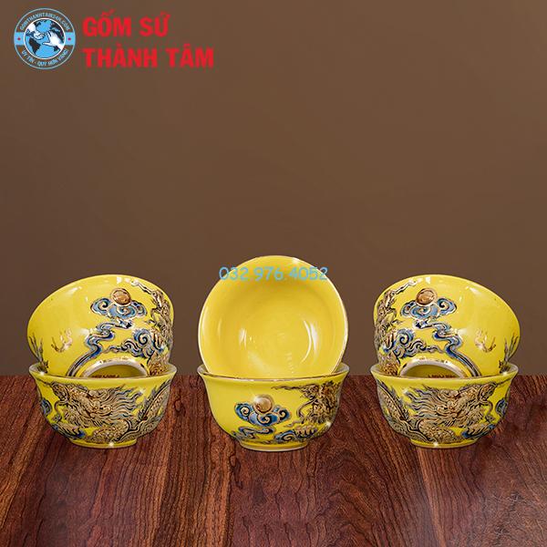 Bộ Bát Đĩa Thắp Hương Bản Mệnh Sen