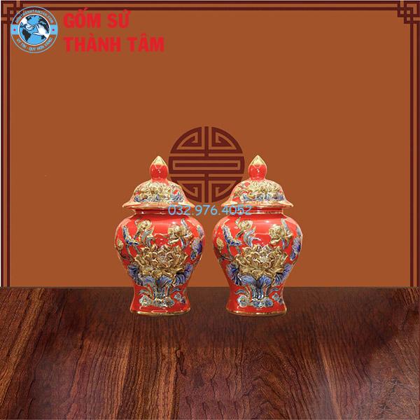 Bộ Chóe Bát Tràng Bản Mệnh Rồng