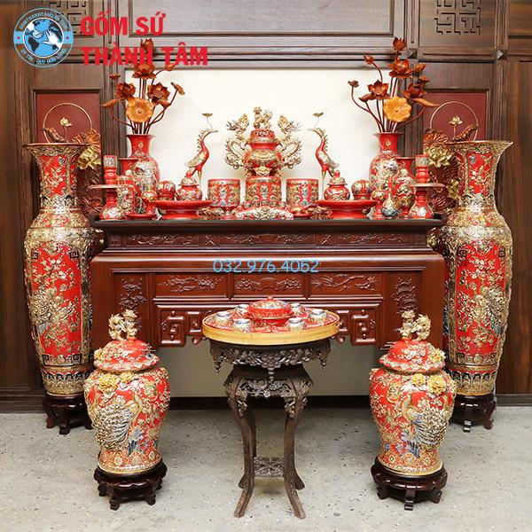 Bộ Đồ Thờ Gia Tiên Bản Mệnh Rồng