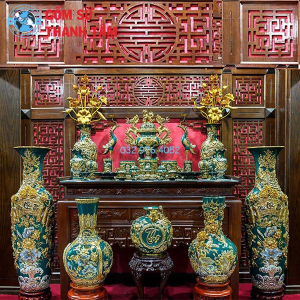 Bộ Đồ Thờ Gia Tiên Bản Mệnh Rồng