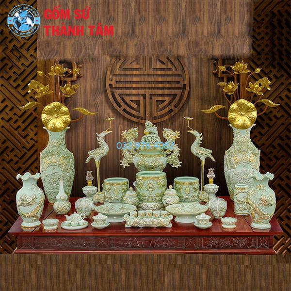 Bộ Đồ Thờ Gia Tiên Bản Mệnh Rồng