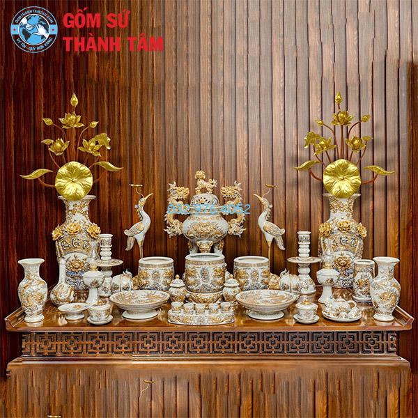 Bộ Đồ Thờ Gia Tiên Bản Mệnh Rồng