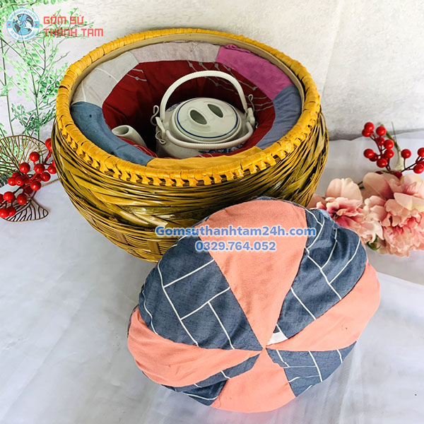 BAO Ủ ẤM MÂY TRE ĐAN TAY TỈ MỈ, ĐẸP MẮT