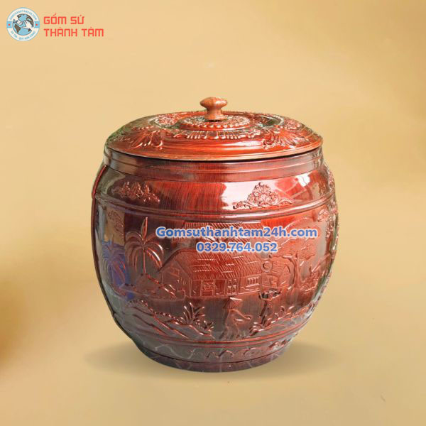 BAO Ủ ẤM TRÀ NHỰA KHẮC NỔI ĐỘC ĐÁO, ĐIỂM NHẤN