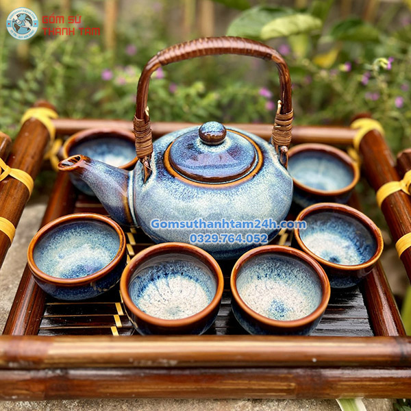 ẤM CHÉN HOẢ BIẾN XANH LAM GIÁ RẺ, GIÁ TỐT