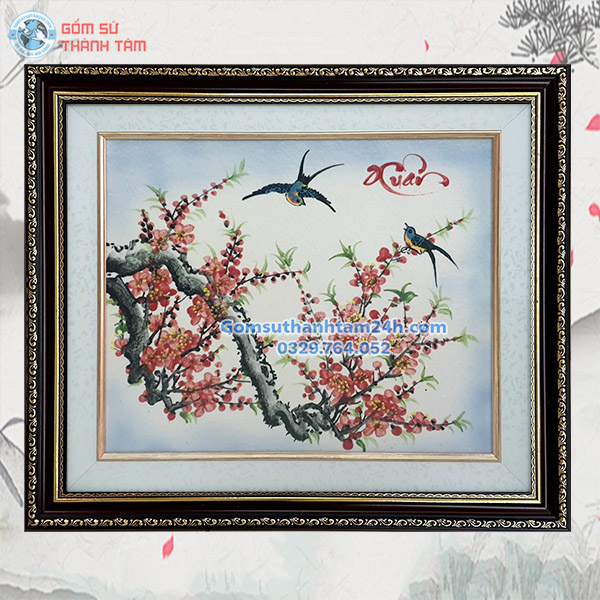 TRANH SỨ BÁT TRÀNG ĐA DẠNG CHỦ ĐỀ LỰA CHỌN