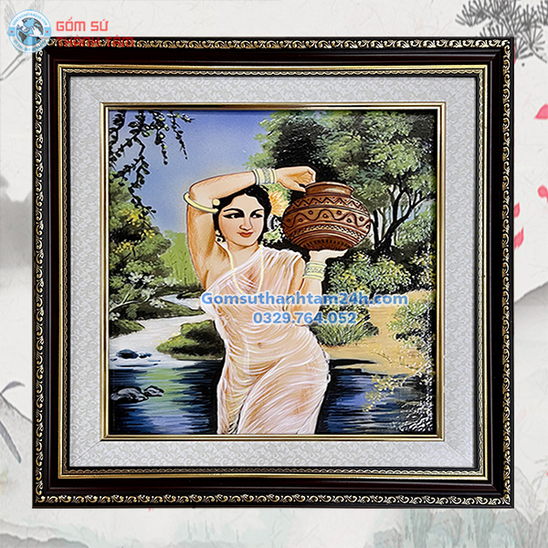 TRANH SỨ BÁT TRÀNG ĐA DẠNG CHỦ ĐỀ LỰA CHỌN