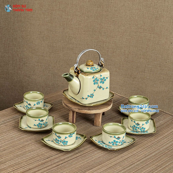 ẤM CHÉN MEN TRO ĐỘC ĐÁO HOẠ TIẾT BẮT MẮT