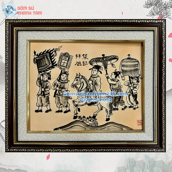 TRANH SỨ BÁT TRÀNG ĐA DẠNG CHỦ ĐỀ LỰA CHỌN