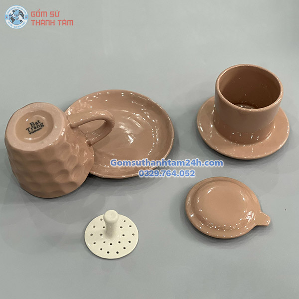 PHIN CAFE GỐM SỨ DÁNG NHỎ TRƠN BỀN ĐẸP