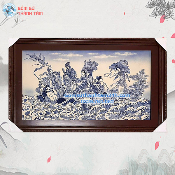 TRANH SỨ BÁT TRÀNG BÁT TIÊN ĐIỂM NHẤN KHÔNG GIAN