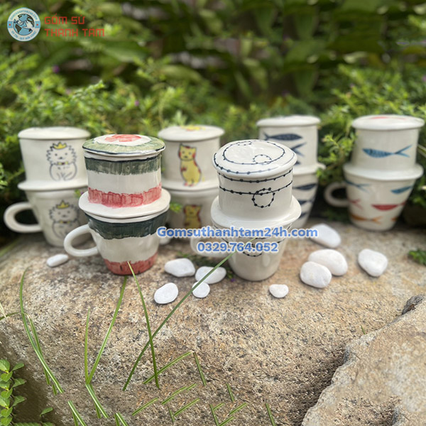 CÁC MẪU PHIN CAFE DÁNG THẤP ĐA DẠNG LỰA CHỌN