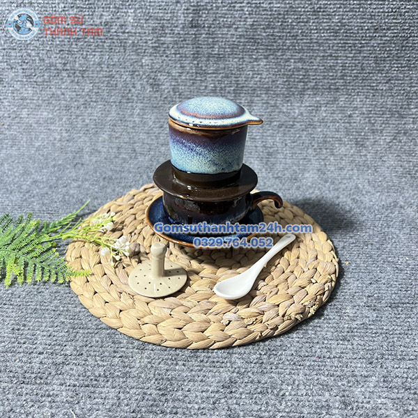 PHIN CAFE GỐM SỨ MEN HOẢ BIẾN CAO CẤP