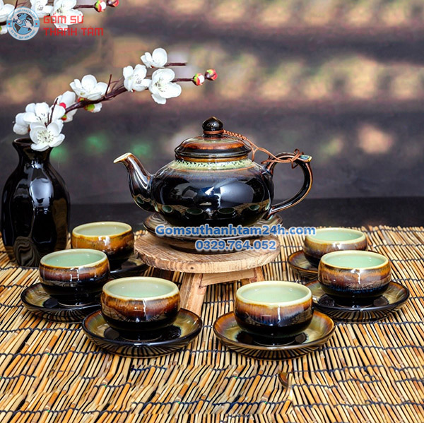 ẤM CHÉN HOẢ BIẾN MÀU SẮC BẮT MẮT, BỀN ĐẸP