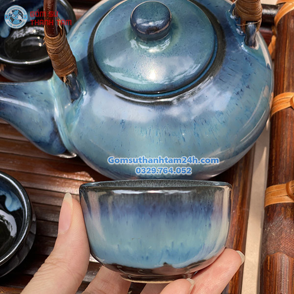 ẤM CHÉN HOẢ BIẾN XANH LAM GIÁ RẺ, GIÁ TỐT