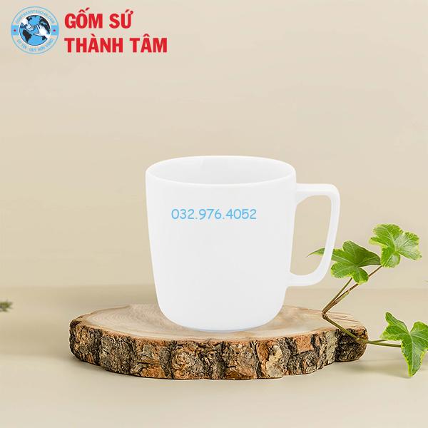 Cốc Sứ Trắng Không Nắp 350 – 400ML