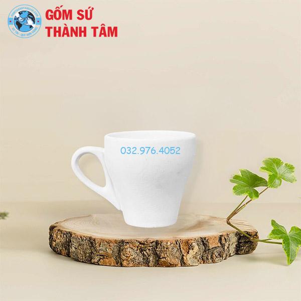 Cốc Sứ Trắng Không Nắp 80ML