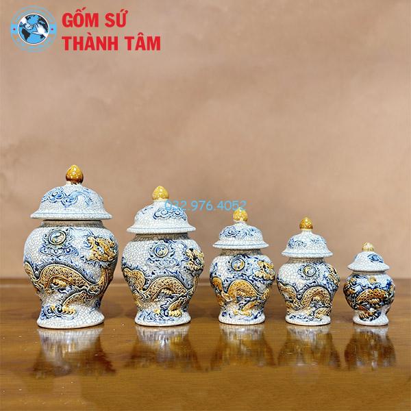 Đồ thờ men rạn rời rồng choé