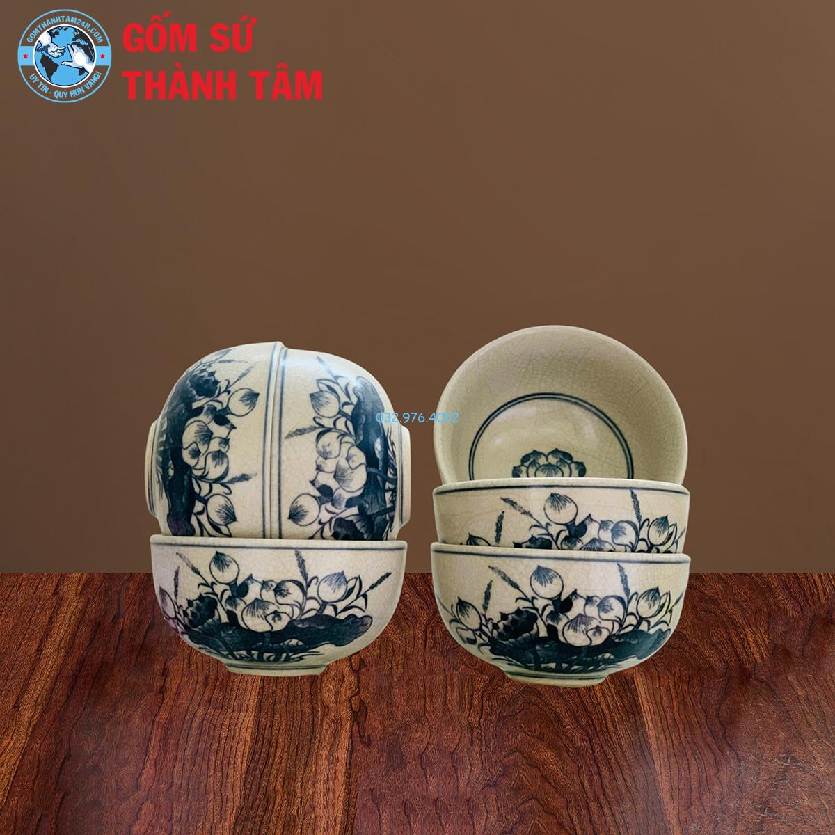 Đồ thờ men tràm cổ rời sen bát đĩa
