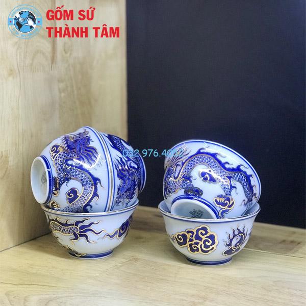 Đồ thờ vẽ vàng rời rồng bát đĩa