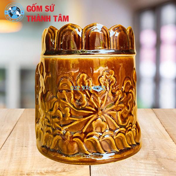 Hũ Tro Trụ Nâu