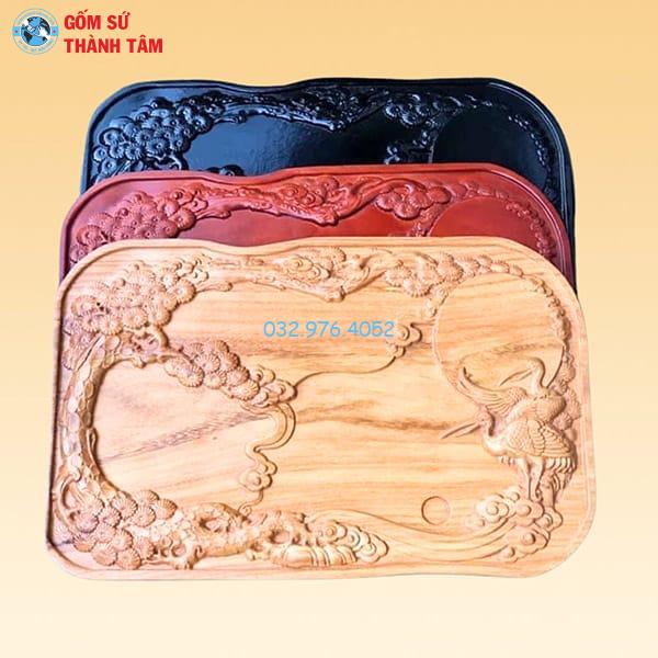 Khay Đựng Ấm Trà Gỗ | Hương Cao Cấp