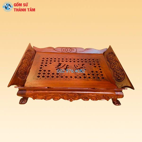 Khay Đựng Ấm Trà Gỗ Hương Đẳng Cấp
