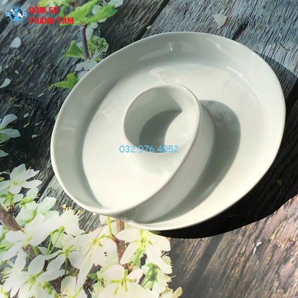 Khay Đựng Đồ Ăn Kiểu Cách | Đĩa Xoắn Hoa Hồng