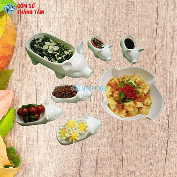 Khay Đựng Đồ Ăn Kiểu Cách | Lợn