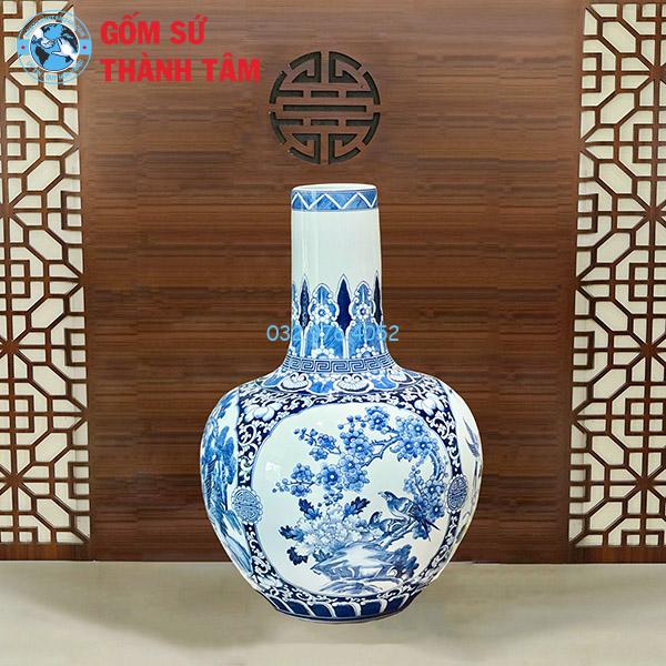 Lục Bình Củ Tỏi Tứ Qúy Trơn