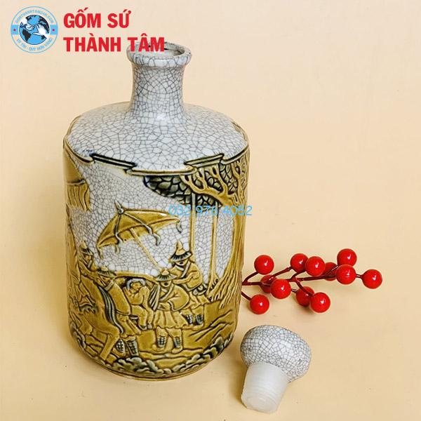 Nậm Rượu Cổ Men Rạn