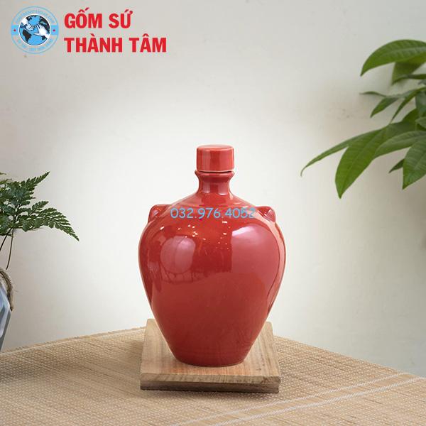 Nậm Rượu Vấu Dáng Tròn