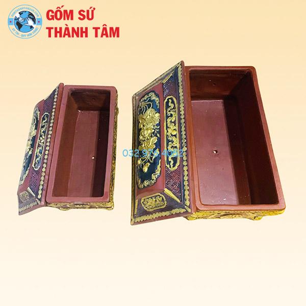 Quách Tiểu Nhũ Vàng Sen Khắc Nổi