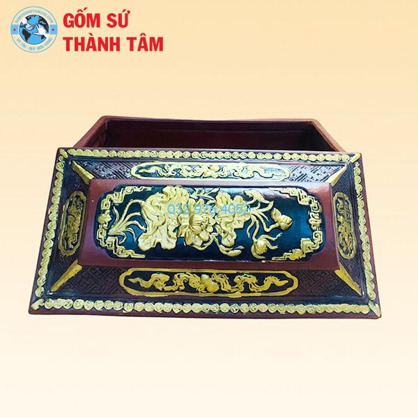 Quách Tiểu Nhũ Vàng Sen Khắc Nổi