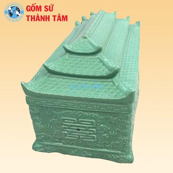 Quách Tiểu Xanh Ngọc 3 Mái Khắc Nổi