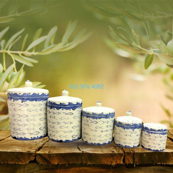 Vại Muối Dưa Cà Hình Cá Đàn