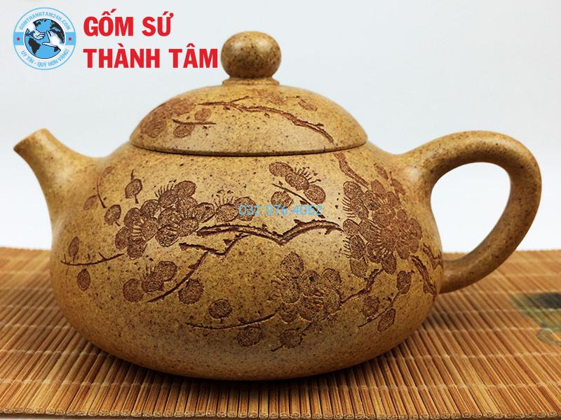Dáng ấm tử sa Văn Đán 