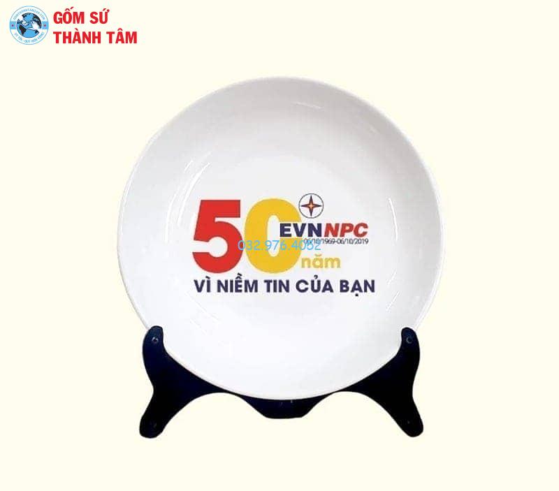 Đĩa sứ có thể được thiết kế riêng theo từng chương trình
