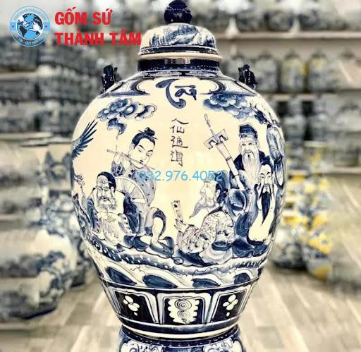 Dùng bình gốm sứ ngâm rượu là lựa chọn tốt dành cho bạn