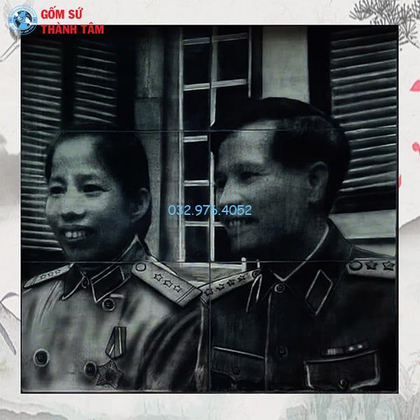 Tranh Gốm Vẽ Trơn Ốp Tường | Thời Chiến