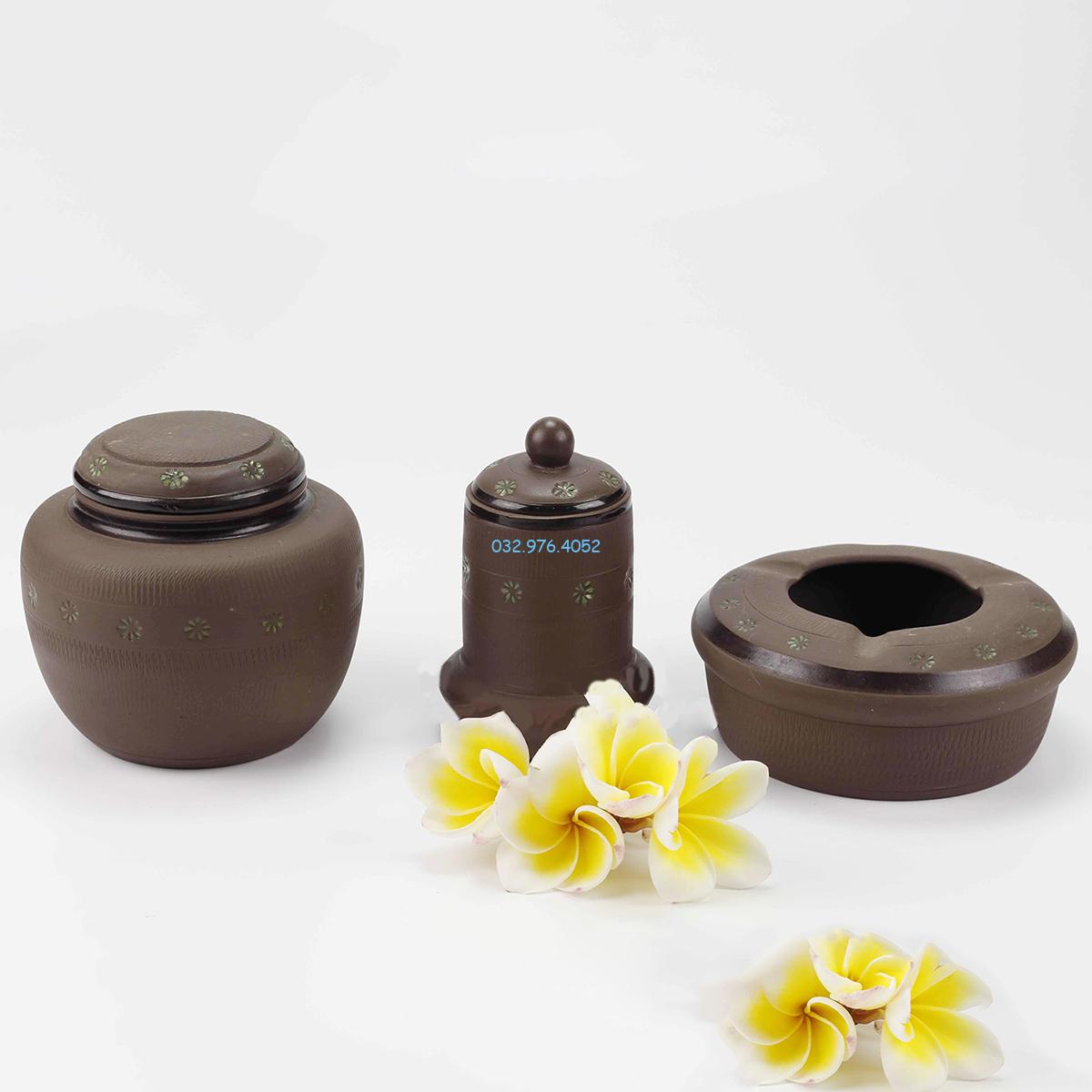 Phụ kiện ấm chén hộp chè, ống tăm, gạt tàn giá rẻ
