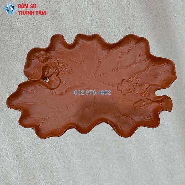 Khay sứ đỏ hình khác
