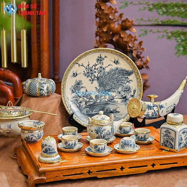 Ấm Chén Men Rạn Cổ | Minh Long