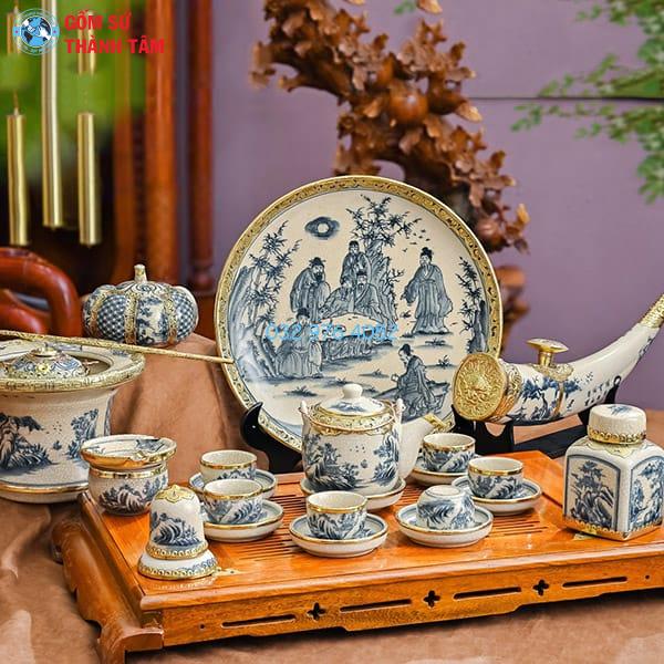 Ấm Chén Men Rạn Cổ | Bộ Vại