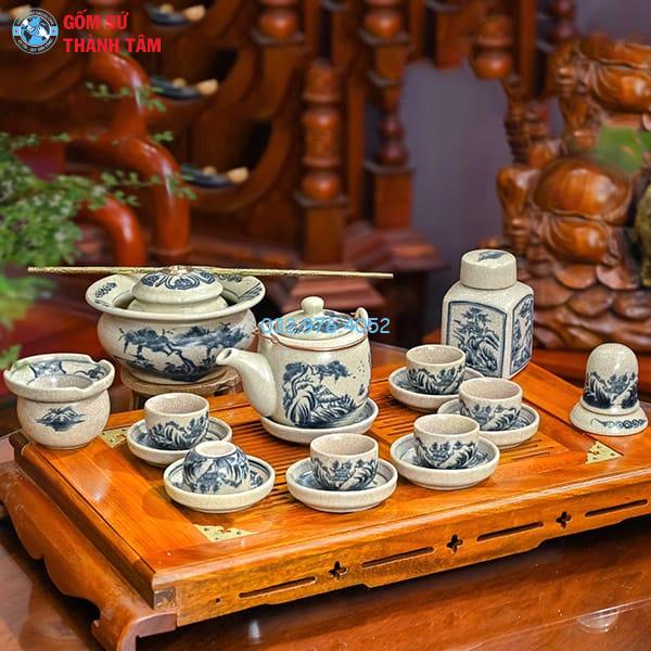 Ấm Chén Men Rạn Cổ | Bộ Vại