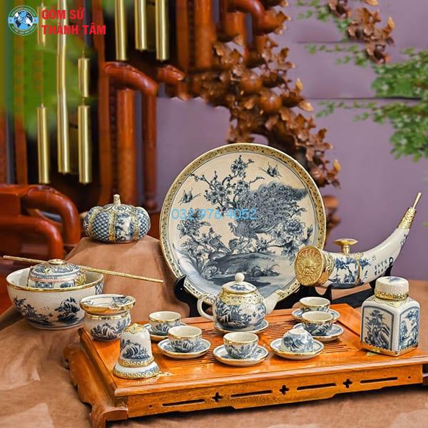 Ấm Chén Men Rạn Cổ | Quả Hồng