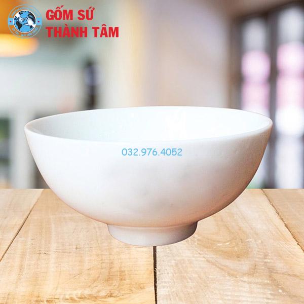 Bát đĩa tô sứ trắng bát tô lớn