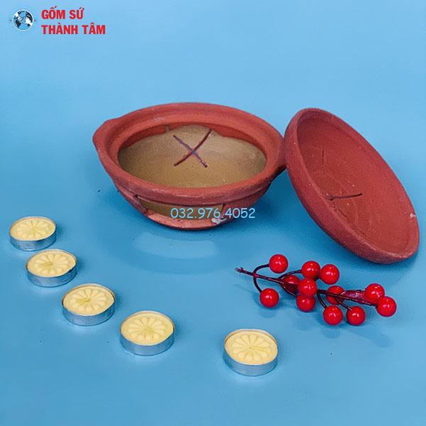 Bếp xông có men, có tai | Hàng mỏng