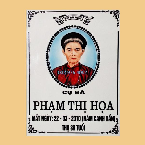 Bia Mộ Có Ảnh Và Chữ