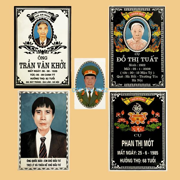 Bia Mộ Có Ảnh Và Chữ